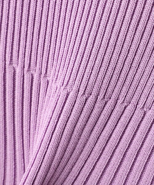 FREE'S MART(フリーズマート)の「◇ショート丈クルーネックリブニット(ニット/セーター・レディース・ホワイト系その他/ブルー/イエロー/ブラック/ホワイト/パープル・FREE)」の8枚目の写真