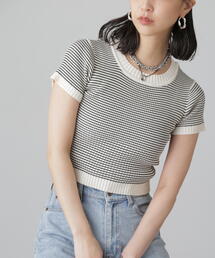 FREE'S MART | ◇ショート丈クルーネックリブニット(ニット/セーター)
