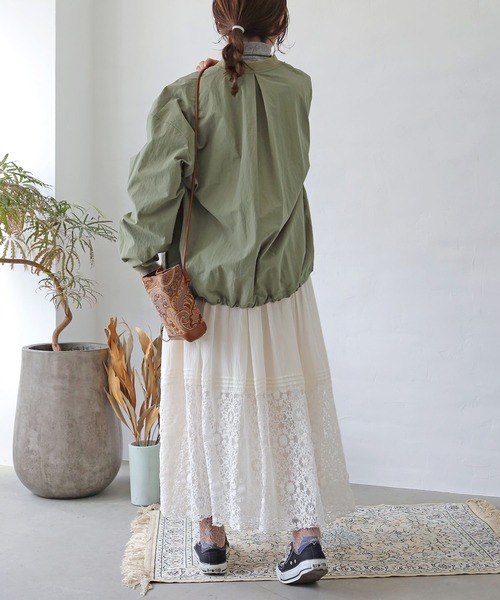 レース切替タックギャザースカート（スカート）｜Crisp（クリスプ）