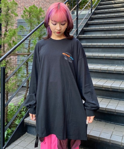 Candy Stripper（キャンディストリッパー）の「BRAKE FREE L/S Tシャツ（Tシャツ/カットソー・レディース・オフホワイト/ライトブルー/ブラック・2）」の19枚目の写真