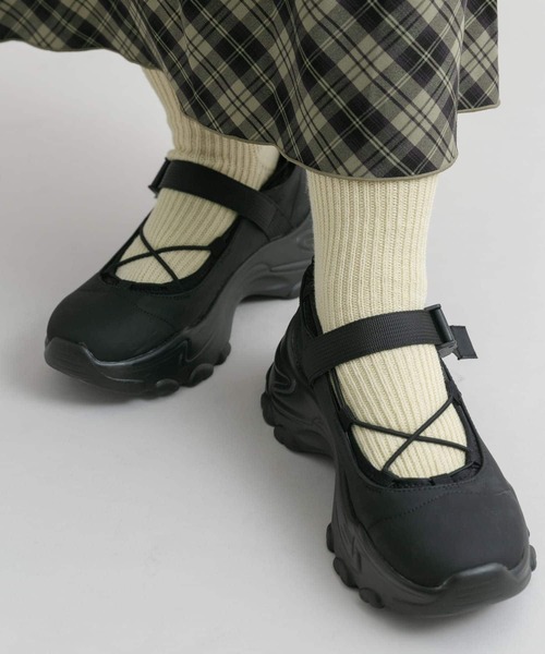 KBF（ケイビーエフ）の「バレエスニーカー（スニーカー・レディース・ブラック/ベージュ・36/37/38）」の12枚目の写真