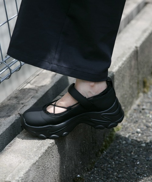 KBFバレエスニーカー ケービーエフ KBF バレエスニーカー （BLACK） - ファッション