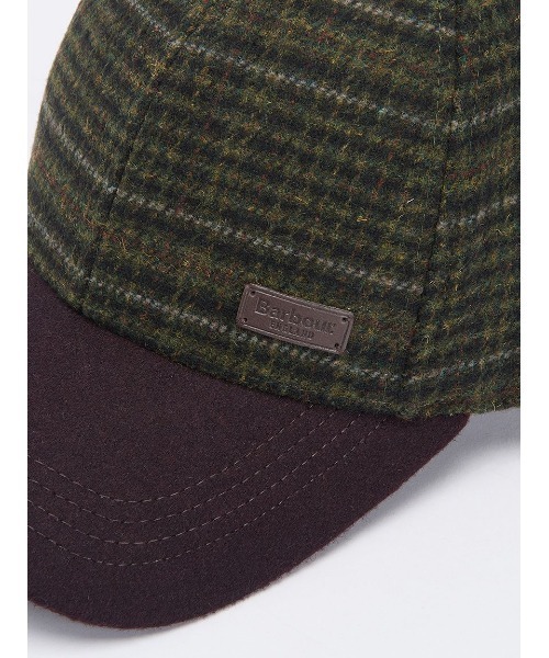 Barbour バブアー チェック柄フライトキャップ Barbour - 古着 バブアー Barbour チェック柄 ベースボールキャップ