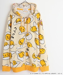 sanrio | ぐでたま総柄プリントZIPパーカー(パーカー)