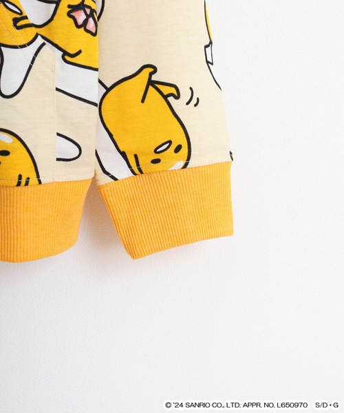 セール】ぐでたま総柄プリントZIPパーカー（パーカー）｜sanrio