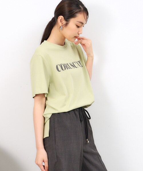 【新品】［洗濯機可］大人ルーズシルエットTEE 綿100% お洗濯してもよれにくい ビッグシルエット 袖リブ 大人