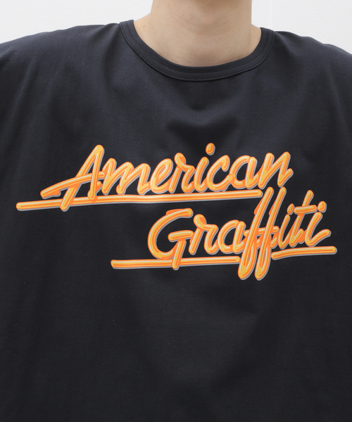 Cloveru（クローバル）の「Cloveru / クローバル  AMERICAN GRAFFITI LOGO（Tシャツ/カットソー・メンズ・ブラック・MEDIUM/LARGE）」の10枚目の写真