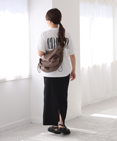 JOURNAL STANDARD(ジャーナルスタンダード)の「《追加2》シャーリングタイトスカート(スカート・レディース・ブラック・FREE)」の14枚目の写真