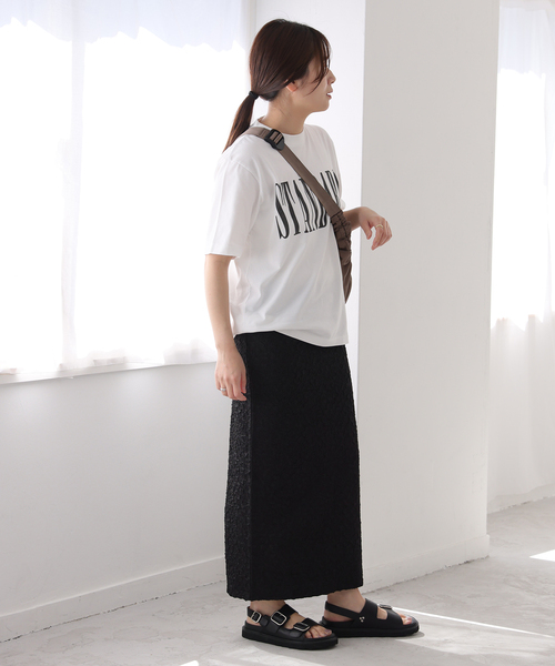 JOURNAL STANDARD(ジャーナルスタンダード)の「《追加2》シャーリングタイトスカート(スカート・レディース・ブラック・FREE)」の12枚目の写真