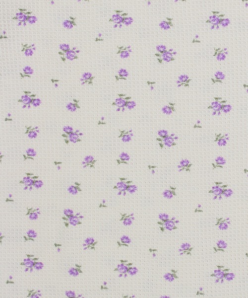 JEMORGAN(ジェーイーモーガン)の「【JEMORGAN / ジェーイーモーガン】花柄ワッフル クレリッククルーネックロンT(PACK入り)(Tシャツ/カットソー・レディース・ピンク系1/パープル系1/ブルー系2/ブルー系1・F)」の22枚目の写真
