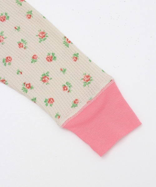 JEMORGAN(ジェーイーモーガン)の「【JEMORGAN / ジェーイーモーガン】花柄ワッフル クレリッククルーネックロンT(PACK入り)(Tシャツ/カットソー・レディース・ピンク系1/パープル系1/ブルー系2/ブルー系1・F)」の18枚目の写真