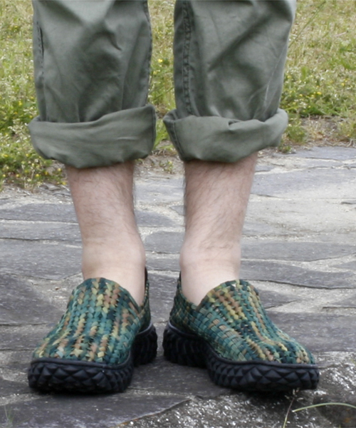 Rock Spring（ロックスプリング）の「ROCK SPRING "FULL BREATH" ウーブンシューズ (RS-101)（スリッポン・レディース・ホワイト/ブラック/イエロー系その他/グリーン系その他/ブルー/ブラック×ホワイト/ネイビー/シルバー/ゴールド/ホワイト×ブラック/ストライプ/ホワイト×ブルー/ホワイト×レッド/ブラック×グレー/ベージュ/ホワイト×ピンク/ライトブルー/オレンジ系その他/シャンパン/ブラック×シルバー・36/42/44/39/37/38/41/40/35/43）」の12枚目の写真