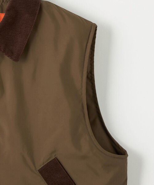 UNIVERSAL OVERALL（ユニバーサルオーバーオール）の「【別注】＜UNIVERSAL OVERALL＞コーデュロイ ベスト / キッズ 100cm-130cm（ブルゾン・キッズ・ブラック/オリーブ・XS(100-110cm)/S(120-130cm)）」の8枚目の写真