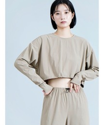 FIKA（フィカ）の「【UVカット・接触冷感】ドロストショートプルオーバー（Tシャツ/カットソー）」