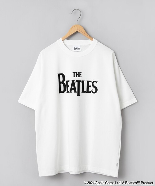 THE BEATLES マンスリーBOX 非売品Tシャツ付　限定品 セール】THE BEATLES（ザ ビートルズ）別注ロゴプリントTシャツ