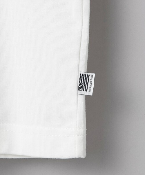 The Beatles(ザビートルズ)の「THE BEATLES(ザ ビートルズ)別注ロゴプリントTシャツ(WEB限定カラー)(Tシャツ/カットソー・メンズ・ホワイト/ダークグレー・S/M/L/XL)」の5枚目の写真