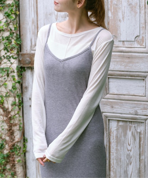 YUKI　パープルワンピ　Ｍ ≪通常販売≫track candy half zip onepiece（トラック