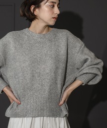 OPAQUE.CLIP | スパンコールラメ ミドルゲージニット(ニット/セーター)