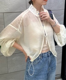 y/m by misato | シアーWジップブルゾン(ブルゾン)