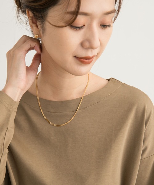 URBAN RESEARCH DOORS(アーバンリサーチドアーズ)の「2連チェーンネックレス(ネックレス・レディース・ゴールド/シルバー・ONE)」の4枚目の写真