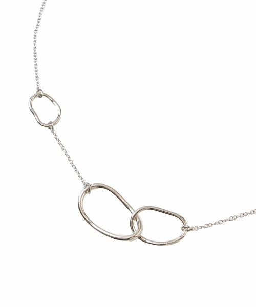 MK MICHEL KLEIN（エムケーミッシェルクラン）の「アシメオーバルショートネックレス（ネックレス・レディース・ゴールド/シルバー・38）」の6枚目の写真