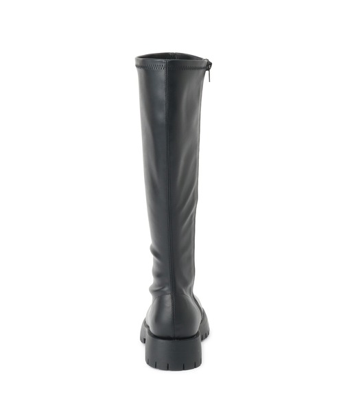 ROPE' PICNIC（ロペピクニック）の「プラットフォームストレッチロングブーツ（ブーツ・レディース・ブラック・22.5cm/23.5cm/24.5cm）」の4枚目の写真