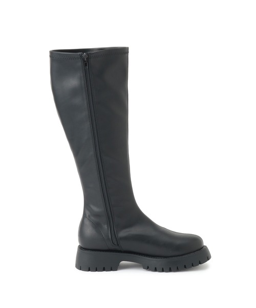 ROPE' PICNIC（ロペピクニック）の「プラットフォームストレッチロングブーツ（ブーツ・レディース・ブラック・22.5cm/23.5cm/24.5cm）」の5枚目の写真