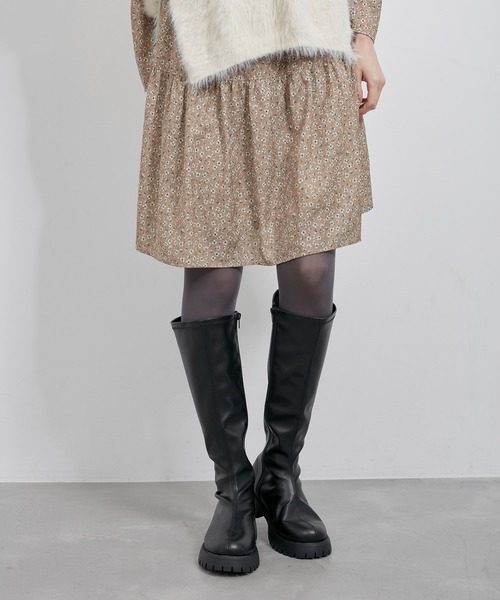 ROPE' PICNIC（ロペピクニック）の「プラットフォームストレッチロングブーツ（ブーツ・レディース・ブラック・22.5cm/23.5cm/24.5cm）」の11枚目の写真