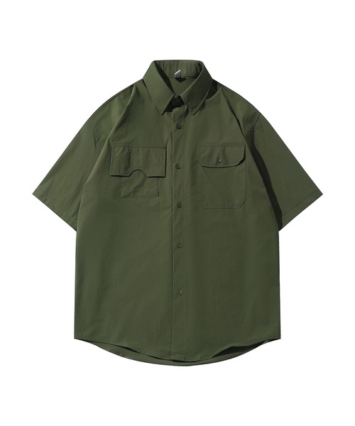 TOBEE(トゥビー)の「【TOBEE】オーバーサイズ ミリタリーシャツ(シャツ/ブラウス・メンズ・カーキ/ネイビー・LARGE/MEDIUM)」の10枚目の写真