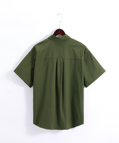 TOBEE(トゥビー)の「【TOBEE】オーバーサイズ ミリタリーシャツ(シャツ/ブラウス・メンズ・カーキ/ネイビー・LARGE/MEDIUM)」の13枚目の写真