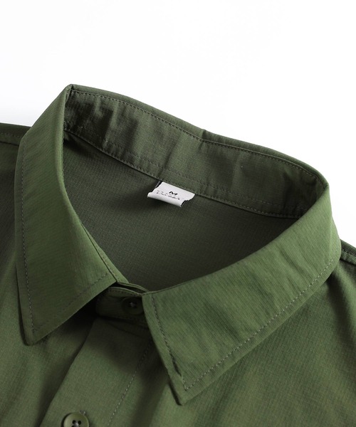 TOBEE(トゥビー)の「【TOBEE】オーバーサイズ ミリタリーシャツ(シャツ/ブラウス・メンズ・カーキ/ネイビー・LARGE/MEDIUM)」の14枚目の写真