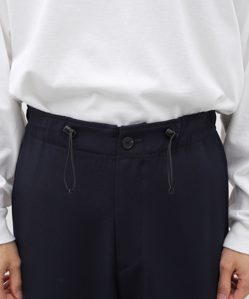 ATON（エイトン）の「ATON (エイトン) BACK SATIN UTILITY PANTS