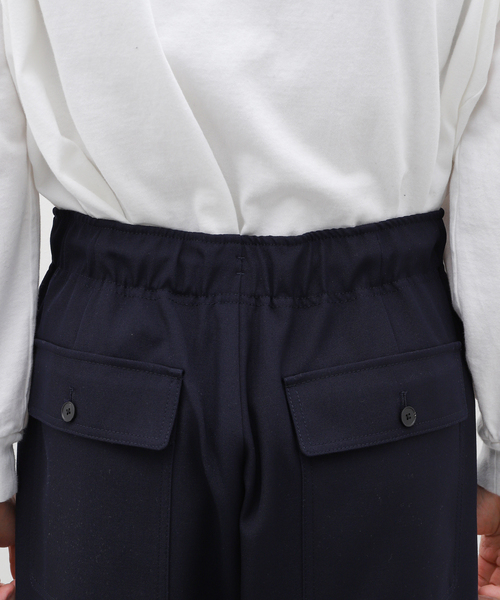 ATON(エイトン)の「ATON (エイトン) BACK SATIN UTILITY PANTS PRAGCW0708(その他パンツ・メンズ・ネイビー/ブラック・4/6)」の8枚目の写真
