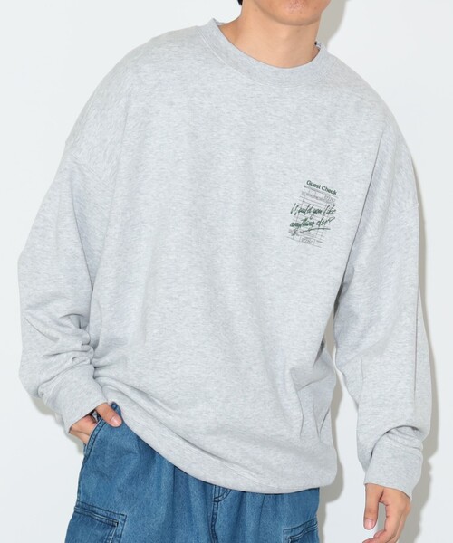BEAMS HEART(ビームスハート)の「カフェテリア グラフィック スウェット(スウェット・メンズ・ホワイト/ライトグレー/チャコールグレー・SMALL/LARGE/MEDIUM)」の3枚目の写真