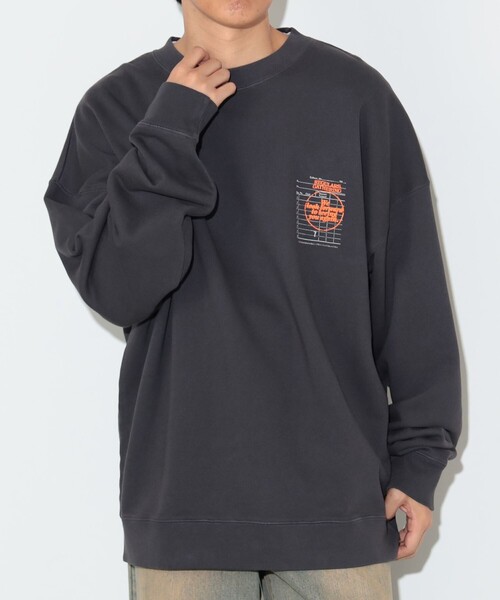 BEAMS HEART(ビームスハート)の「カフェテリア グラフィック スウェット(スウェット・メンズ・ホワイト/ライトグレー/チャコールグレー・SMALL/LARGE/MEDIUM)」の2枚目の写真