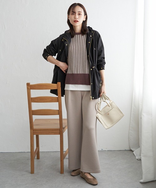 ikka（イッカ）の「【雑誌InRed11月号掲載】撥水マウンテンパーカー【親子コーデ】（マウンテンパーカー・レディース・マジェンタ/チャコールグレー/ライトベージュ/オリーブ・L/M/S）」の18枚目の写真