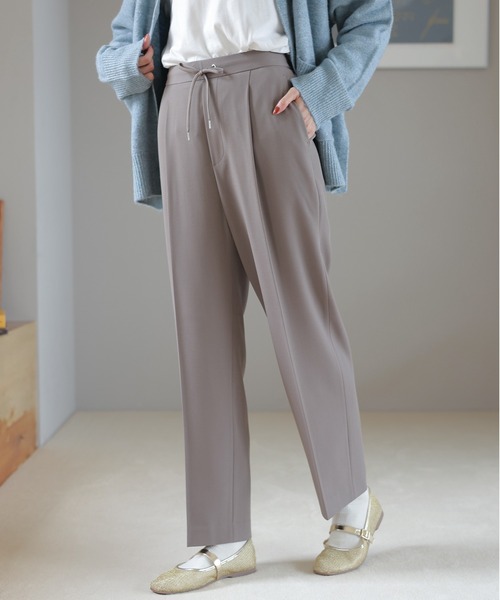 GLOBAL WORK（グローバルワーク）の「リラックススマートイージーパンツ/115657（その他パンツ・レディース・モカ/ブルーグレー/ブラック/グレイッシュブルー/ライトグリーン/チャコール・MEDIUM/SMALL/LARGE）」の5枚目の写真