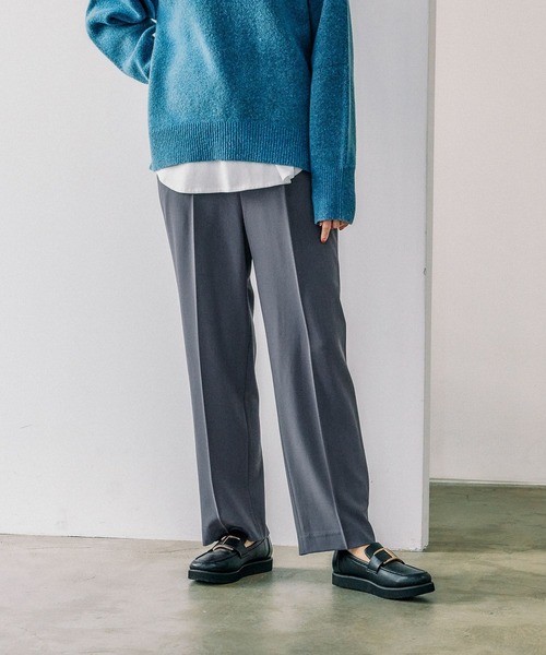 GLOBAL WORK（グローバルワーク）の「リラックススマートイージーパンツ/115657（その他パンツ・レディース・モカ/ブルーグレー/ブラック/グレイッシュブルー/ライトグリーン/チャコール・MEDIUM/SMALL/LARGE）」の19枚目の写真