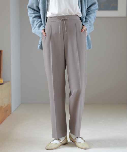 GLOBAL WORK（グローバルワーク）の「リラックススマートイージーパンツ/115657（その他パンツ・レディース・モカ/ブルーグレー/ブラック/グレイッシュブルー/ライトグリーン/チャコール・MEDIUM/SMALL/LARGE）」の7枚目の写真