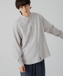 SENSE OF PLACE by URBAN RESEARCH | ウールライクバンドカラールーズシャツ(シャツ/ブラウス)