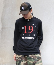 UNIT CHEST | 【UNIT CHEST】unique unisex long sleeve T-shirt/ユニークユニセックス ロンT OIF designer eggs コラボ ナンバリングスターTシャツ by HONOKA KAWASAKI(Tシャツ/カットソー)