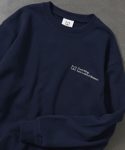 Firsthand(ファーストハンド)の「MA Firsthand/マ ファーストハンド BACIS LOGO CREW SWEAT / ロゴスウェット / スウェットシャツ(スウェット・メンズ・ブラック/グレー/グリーン/パープル/ネイビー・MEDIUM/LARGE)」の5枚目の写真