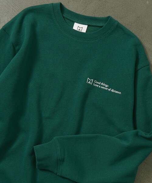 Firsthand(ファーストハンド)の「MA Firsthand/マ ファーストハンド BACIS LOGO CREW SWEAT / ロゴスウェット / スウェットシャツ(スウェット・メンズ・ブラック/グレー/グリーン/パープル/ネイビー・MEDIUM/LARGE)」の4枚目の写真