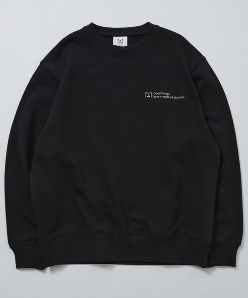 Firsthand(ファーストハンド)の「MA Firsthand/マ ファーストハンド BACIS LOGO CREW SWEAT / ロゴスウェット / スウェットシャツ(スウェット・メンズ・ブラック/グレー/グリーン/パープル/ネイビー・MEDIUM/LARGE)」の10枚目の写真