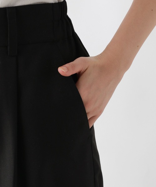 RAGEBLUE(レイジブルー)の「選べる着丈!太ベルトハイウエスト/タックワイドスラックス(スラックス・レディース・ブラック/グレー/ネイビー/ベージュ・FREE/TALL)」の19枚目の写真