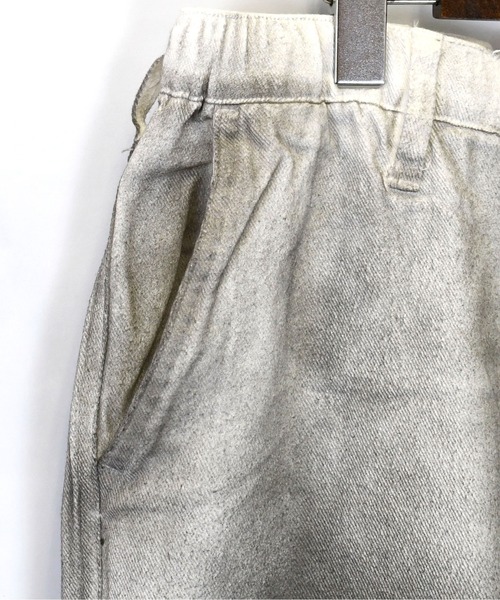 Starting Over(スターティングオーバー)の「vintage like spray Discharge printing loose fit denim pants/ヴィンテージ ライク スプレー 抜染加工 ルーズフィット デニムパンツ(デニムパンツ・メンズ・ブラック系その他/ブラック/ホワイト・M/L)」の7枚目の写真
