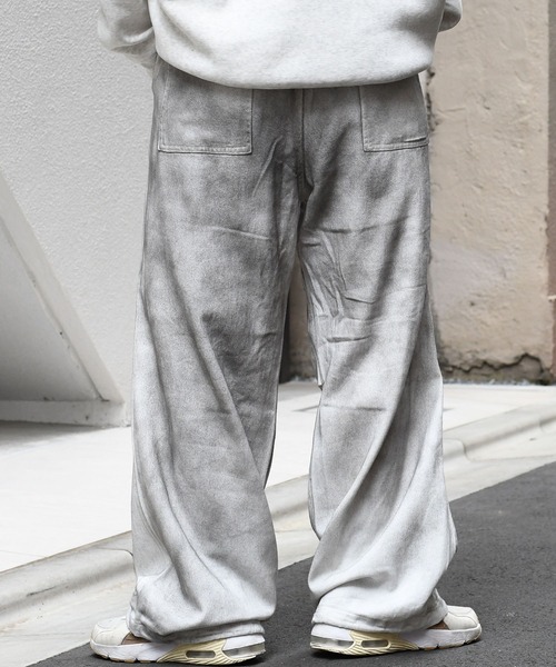 Starting Over(スターティングオーバー)の「vintage like spray Discharge printing loose fit denim pants/ヴィンテージ ライク スプレー 抜染加工 ルーズフィット デニムパンツ(デニムパンツ・メンズ・ブラック系その他/ブラック/ホワイト・M/L)」の14枚目の写真