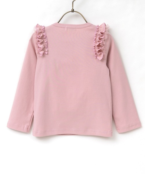 panpantutu(パンパンチュチュ)の「フリルショルダートップス(長袖)(140・150cm)(Tシャツ/カットソー・キッズ・ピンク/ラベンダー/ネイビー/ライトベージュ・140cm/150cm)」の15枚目の写真