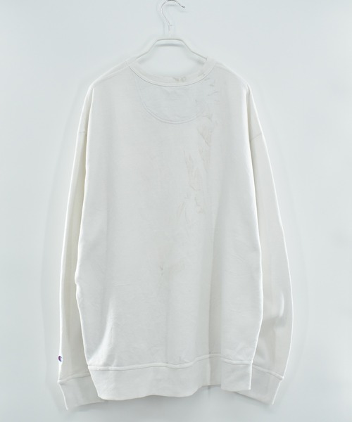 Champion(チャンピオン)の「【ヴィンテージ古着】Champion 目つき ロゴスウェット(スウェット・メンズ・ホワイト・XX-LARGE)」の3枚目の写真