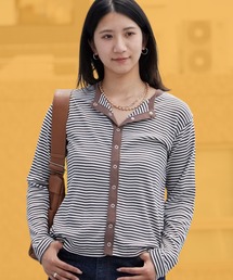 MILLER | R.P.miller/ミラー Panel ribbed cardigan 秋 秋服 2026年秋冬(カーディガン/ボレロ)